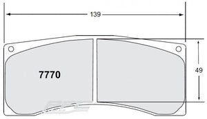 Performance Friction PFC Brake Pads 7770.XX.XX.44 Product Image