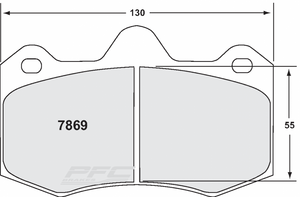 Performance Friction PFC Brake Pads 7869.332.17.44 Product Image