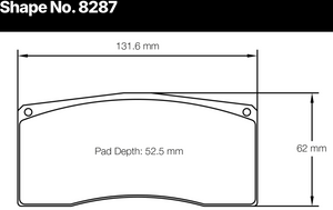 Pagid_8287_Pad_Shape_Dimensions_Image