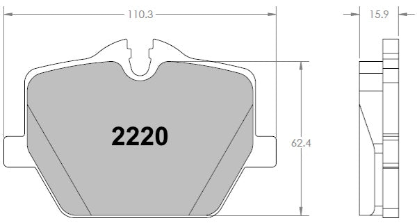 Performance_Friction_PFC_2220_Brake_Pad_Shape_Image