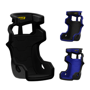 Black and blue Sabelt seats
