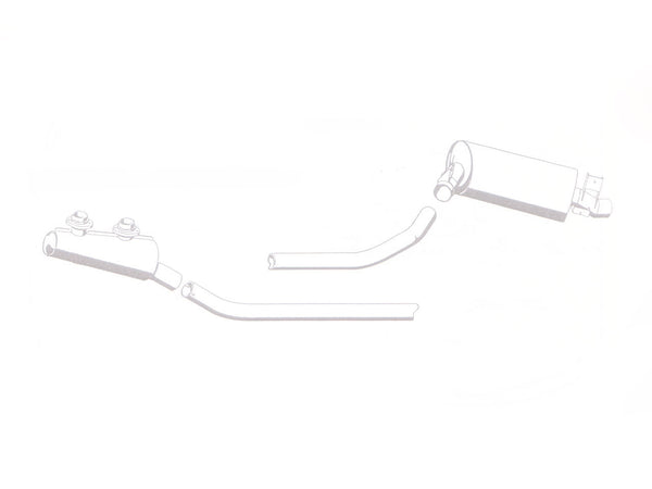 Mercedes 300 SL Coupe OR Roadster (W198) Stainless Steel Exhaust (1954-63)