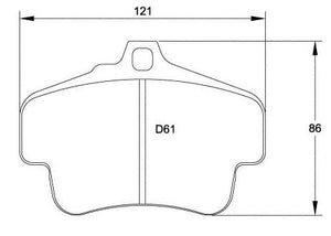Race Technologies RS45 Brake Pad - 2282.17.RS45 - ModMyEuro