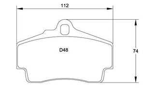Race Technologies RS45 Brake Pad - 2283.15.5.RS45 - ModMyEuro
