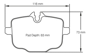 Race Technologies RE10 Brake Pad - 2427.18.RE10 (Rear) - ModMyEuro