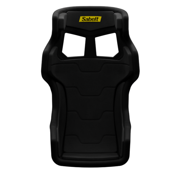 Black seat front view