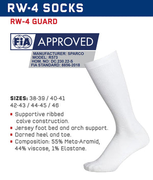 Sparco RW-4 Nomex Socks - ModMyEuro