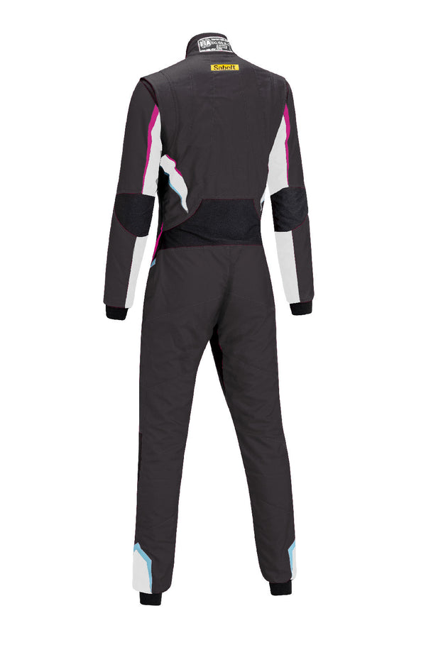 Sabelt Hero Superlight Womens TS-10 Race Suit Black / Pink Back Image