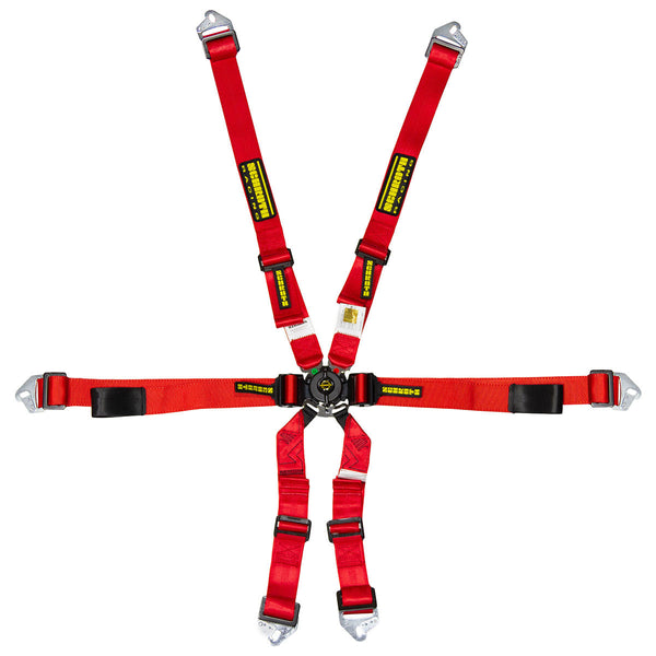 Schroth Enduro SR 94510-2 Six Point Racing harness Red Image
