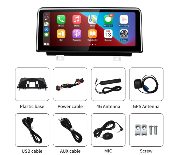 2007-2013 BMW X5/X6 Plug-n-Play CarPlay Kit W/ Screen - ModMyEuro