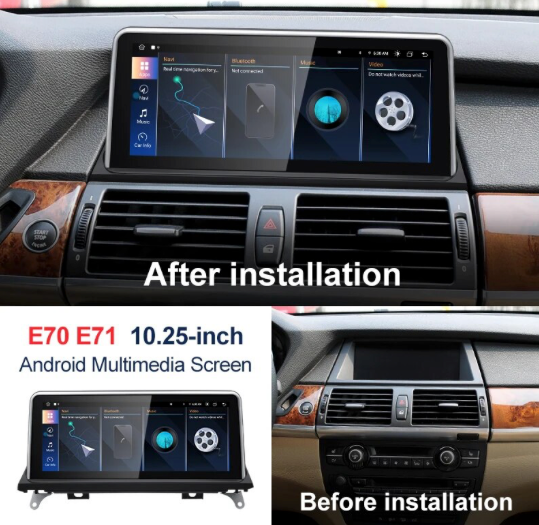 2007-2013 BMW X5/X6 Plug-n-Play CarPlay Kit W/ Screen - ModMyEuro