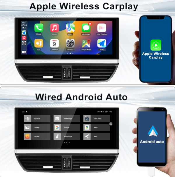 2011-2017 Porsche Cayenne Plug-n-Play CarPlay Kit W/ Screen W/Vents - ModMyEuro