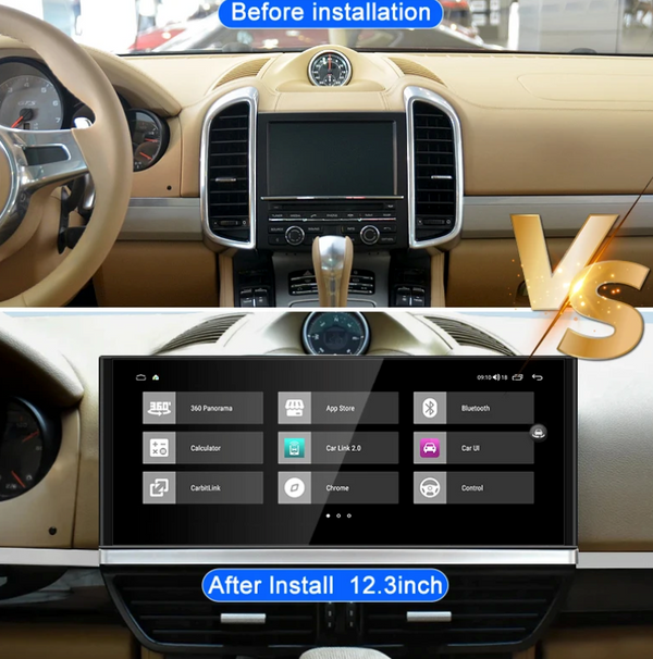 2011-2017 Porsche Cayenne Plug-n-Play CarPlay Kit W/ Screen W/Vents - ModMyEuro