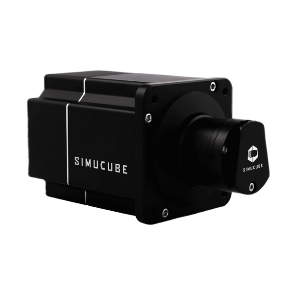 Simucube Direct Drive wheelbase front angle view 2 
