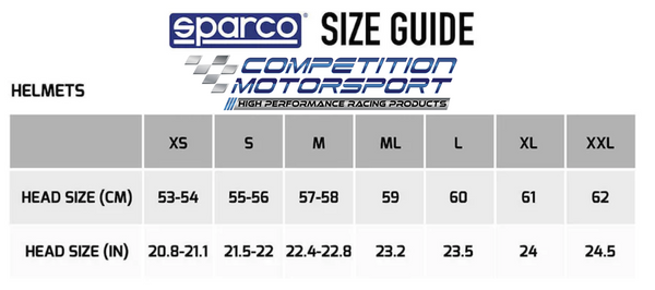 Sparco-Helmet-Size-Chart-Image