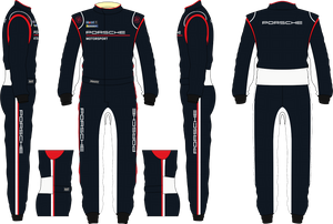 Stand21 Porsche Motorsport ST121 Race Suit Black Colorway Image