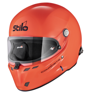 Stilo-ST6-Offshore-Orange-Helmet-left-profile-image