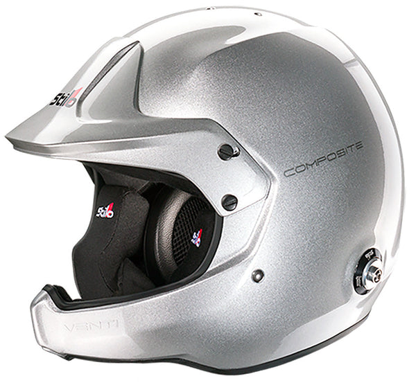 Experience the cutting-edge Stilo Venti WRC Composite racing helmet, engineered for optimal airflow and visibility on the racetrack.