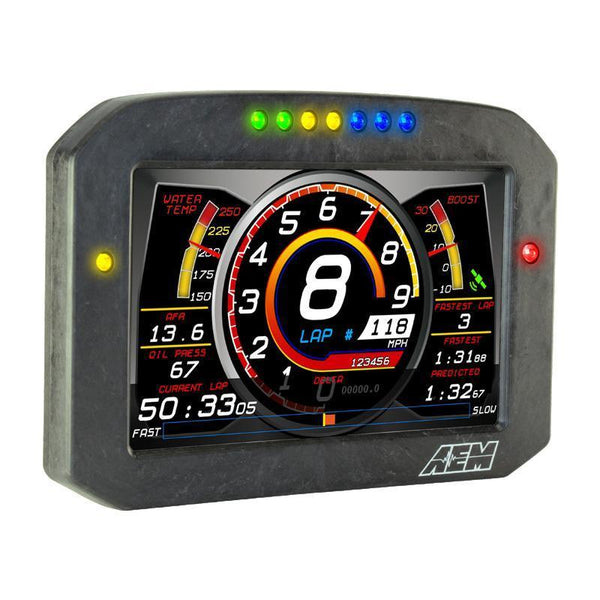 AEM CD-7 Carbon Flat Panel Digital Dash Display (30-570XF)
