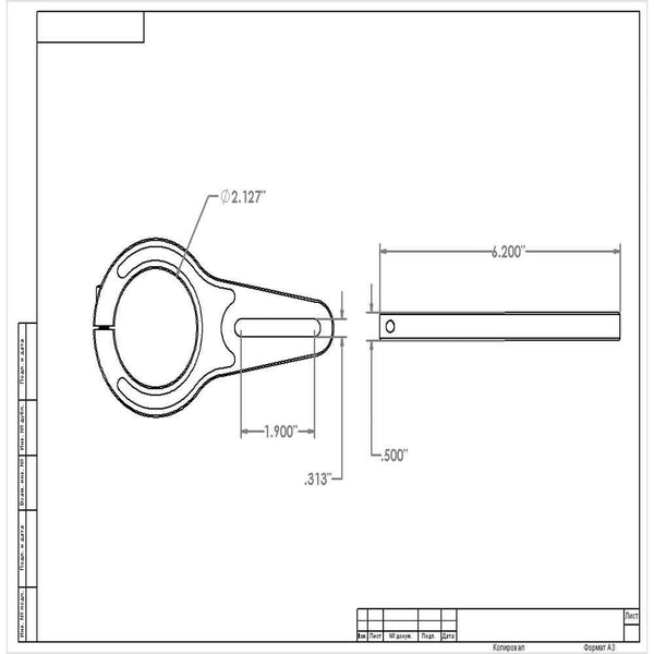 Aeromotive Billet Straight Bracket for Belt Drive Pumps (11704)