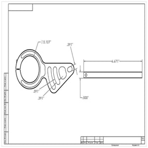 Aeromotive Mounting Bracket 6-Series Belt Pump (11705)