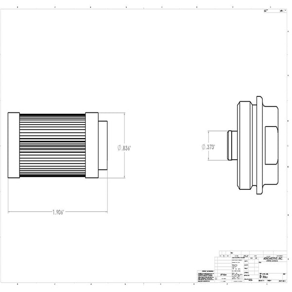 Aeromotive Replacement 100 Micron SS Element (12616)