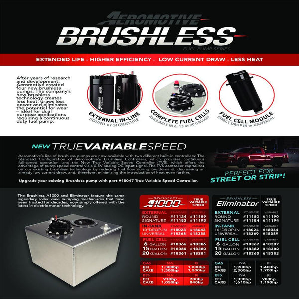 Aeromotive Fuel Pump - In-Tank Brushless Eliminator (18369)