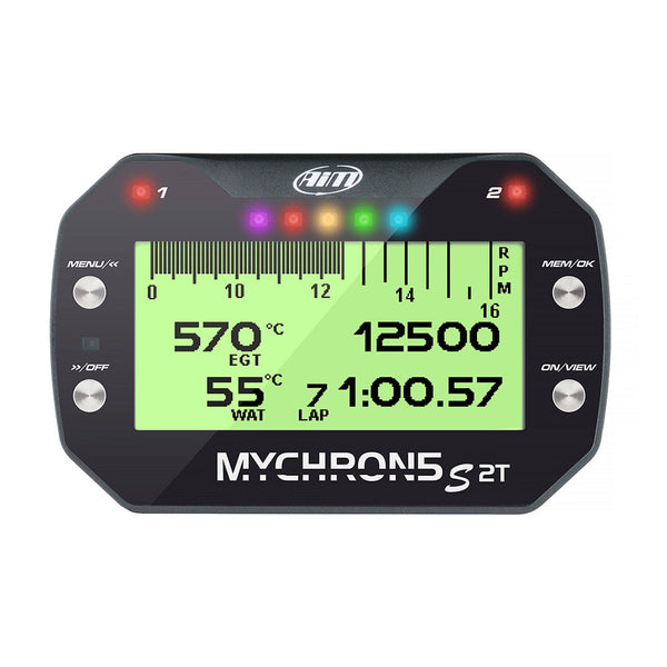 AiM Sports MyChron5S 2T Dual-Temperature Karting Dash and Data Logger - ModMyEuro