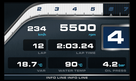 AiM Sports MXS 1.2 Compact Color TFT Dash And Data Logger - Competition Motorsport