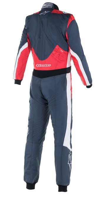 ALPINESTARS GP PRO COMP V2 RACE SUIT Gray / Red Back image