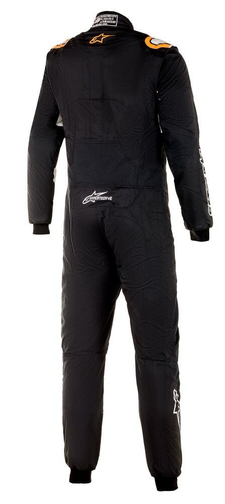 Alpinestars Hypertech v2 Race Suit - Competition Motorsport Black Rear Image
