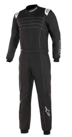 alpinestars-kmx-9-v3-kart-racing-suit-black/white_Front_image