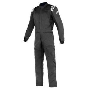 Alpinestars Knoxville v2 Fire Suit Black / White Front Image