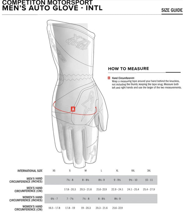 Alpinestars Tech-1 Start v3 Nomex Gloves - Competition Motorsport