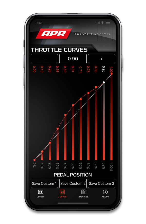APR Throttle Booster With Wireless Controller and Bluetooth Mobile App