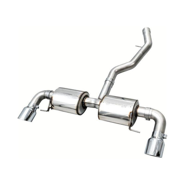 AWE 19-23 BMW 330i / 21-23 BMW 430i Base G2X Touring Axle Back Exhaust - Chrome Silver - ModMyEuro