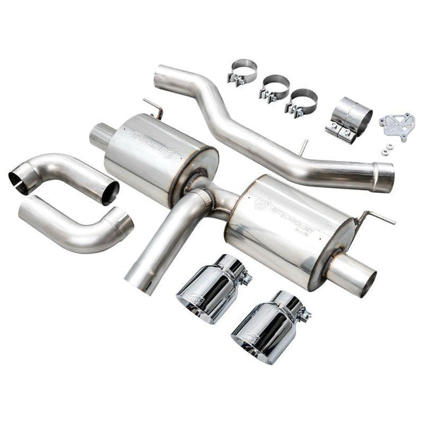 AWE 19-23 BMW 330i / 21-23 BMW 430i Base G2X Touring Axle Back Exhaust - Chrome Silver - ModMyEuro
