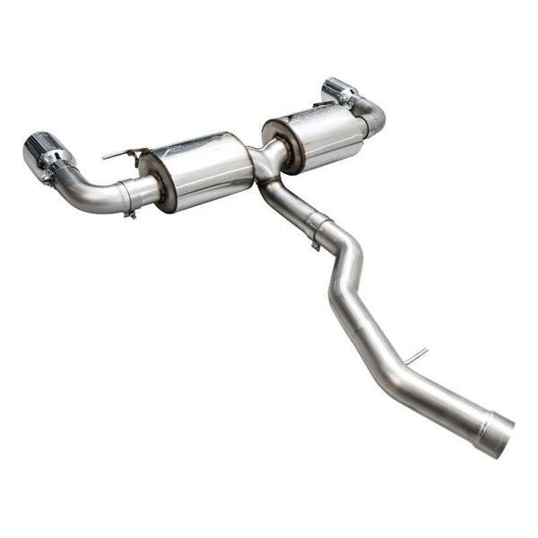 AWE 19-23 BMW 330i / 21-23 BMW 430i Base G2X Touring Axle Back Exhaust - Chrome Silver - ModMyEuro