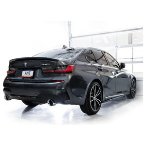 AWE 19-23 BMW 330i / 21-23 BMW 430i Base G2X Touring Axle Back Exhaust - Chrome Silver - ModMyEuro