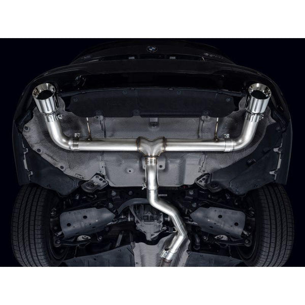 AWE 19-23 BMW 330i / 21-23 BMW 430i Base G2X Track Edition Axle Back Exhaust - Chrome Silver - ModMyEuro