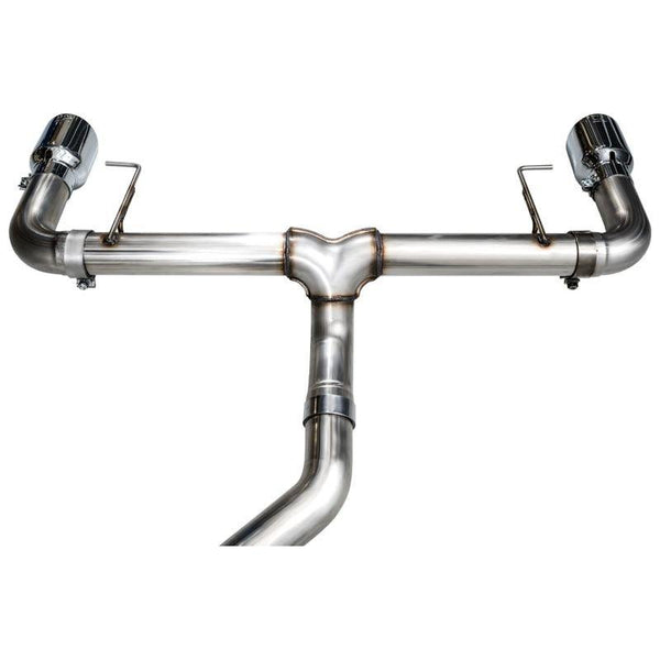 AWE 19-23 BMW 330i / 21-23 BMW 430i Base G2X Track Edition Axle Back Exhaust - Chrome Silver - ModMyEuro
