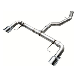 AWE 19-23 BMW 330i / 21-23 BMW 430i Base G2X Track Edition Axle Back Exhaust - Chrome Silver - ModMyEuro
