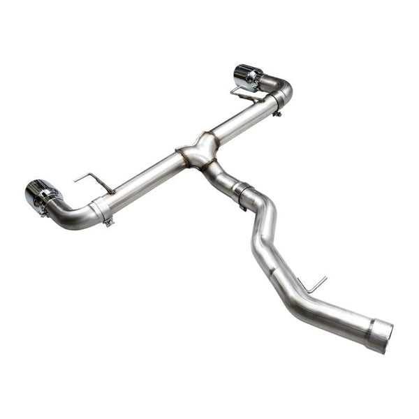 AWE 19-23 BMW 330i / 21-23 BMW 430i Base G2X Track Edition Axle Back Exhaust - Chrome Silver - ModMyEuro