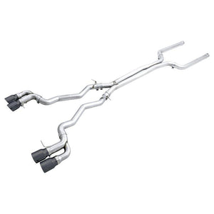 AWE Tuning 18-19 BMW M5 (F90) 4.4T AWD Cat-back Exhaust - Track Edition (Diamond Black Tips) - ModMyEuro