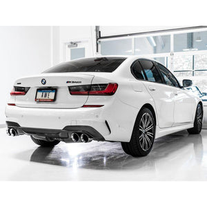 AWE Tuning 2019+ BMW M340i (G20) Non-Resonated Touring Edition Exhaust - Quad Chrome Silver Tips - ModMyEuro