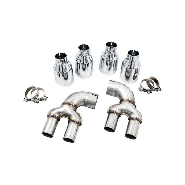 AWE Tuning 2019+ BMW M340i (G20) Non-Resonated Touring Edition Exhaust - Quad Chrome Silver Tips - ModMyEuro
