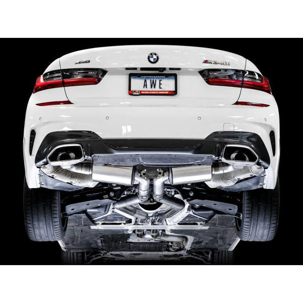 AWE Tuning 2019+ BMW M340i (G20) Non-Resonated Touring Edition Exhaust (Use OE Tips) - ModMyEuro