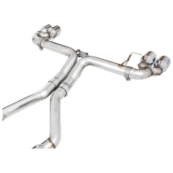AWE Tuning 2019+ BMW M340i (G20) Track Edition Exhaust - Quad Chrome Silver Tips - ModMyEuro