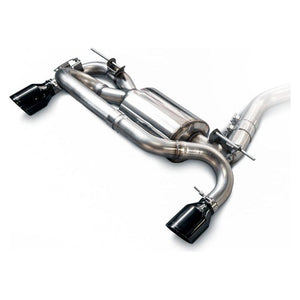 AWE Tuning BMW F22 M235i / M240i Touring Edition Axle-Back Exhaust - Diamond Black Tips (102mm) - ModMyEuro