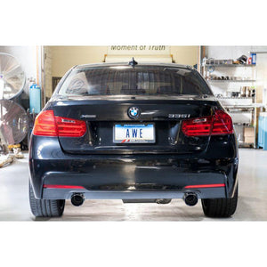 AWE Tuning BMW F3X 335i/435i Touring Edition Axle-Back Exhaust - Chrome Silver Tips (102mm) - ModMyEuro
